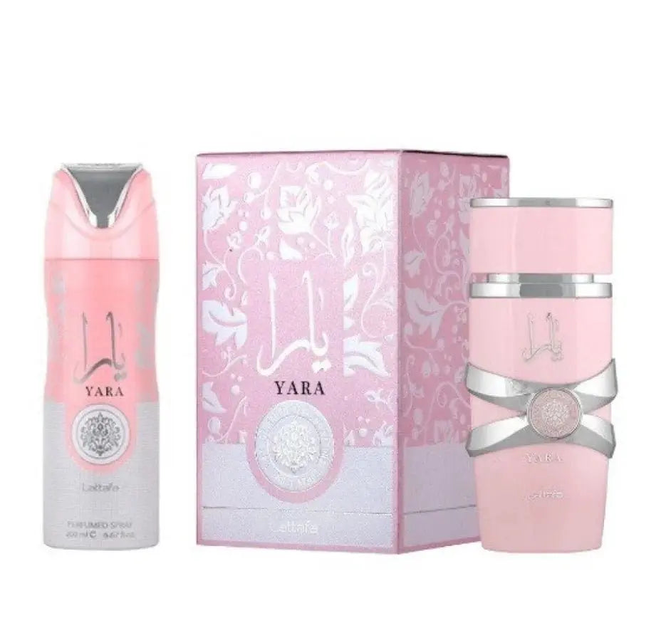 Desodorante y Eau de Parfum Lattafa Yara